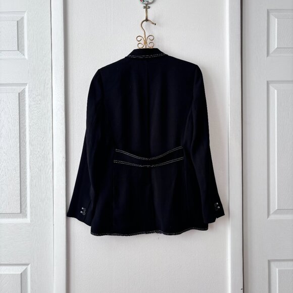 Joie Tabora Contrast Stitched Tailored Blazer - Picture 8 of 10